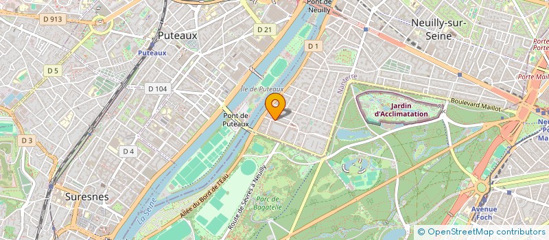 localisation de l'entreprise WARM UP à NEUILLY-SUR-SEINE