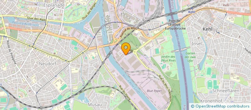 localisation de l'entreprise WARMA à STRASBOURG