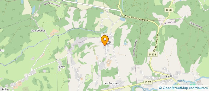 localisation de l'entreprise WARMEETING  MONTSEVEROUX