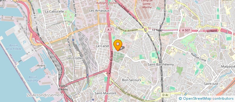 localisation de l'entreprise WARNED à MARSEILLE