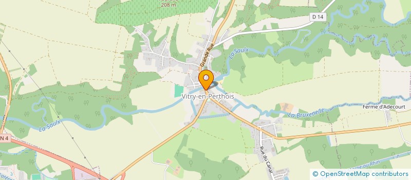 localisation de l'entreprise WARNET-LAVOINE  VITRY-EN-PERTHOIS