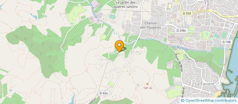 localisation de l'entreprise WARNIER à BORMES-LES-MIMOSAS