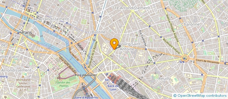 localisation de l'entreprise WARNING à PARIS