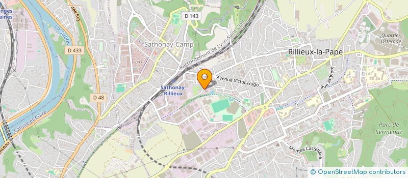 localisation de l'entreprise WARNING ASSISTANCE - SV à RILLIEUX-LA-PAPE