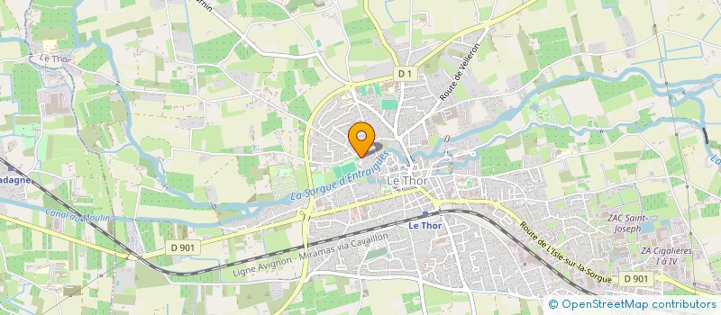 localisation de l'entreprise WAROT FRERES  LE THOR