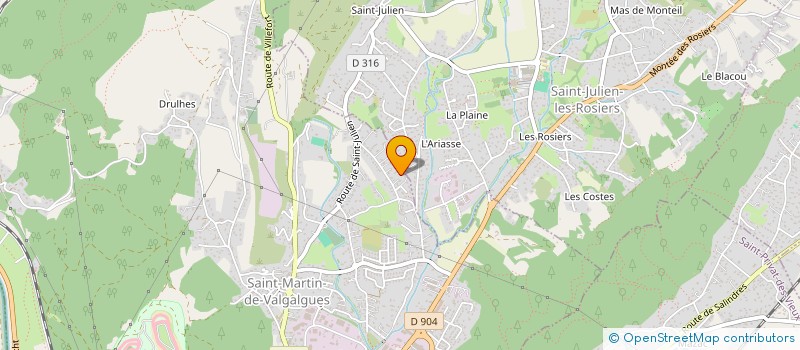 localisation de l'entreprise WARRIOR ACADEMY  ALES