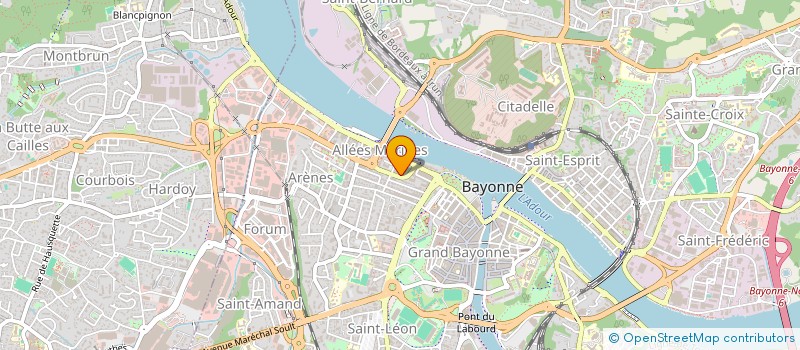 localisation de l'entreprise WARRIOR FRANCE PROTECTION à BAYONNE