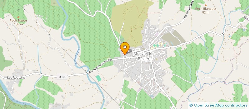 localisation de l'entreprise WARRIORS DE LA TOXO à MURVIEL-LES-BEZIERS