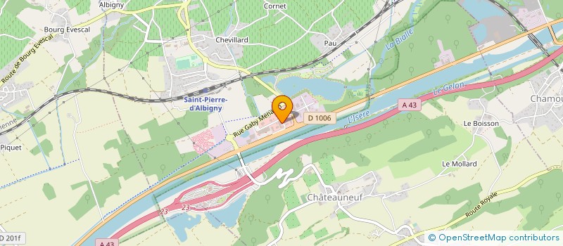 localisation de l'entreprise WARRIORS RACE  SAINT-PIERRE-D'ALBIGNY