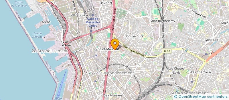 localisation de l'entreprise WARRIORS SECURITE PRIVEE à MARSEILLE