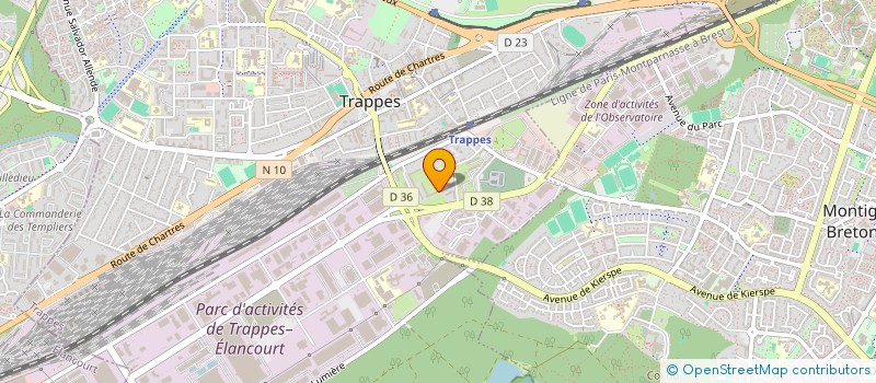 localisation de l'entreprise WARRIORS78  TRAPPES