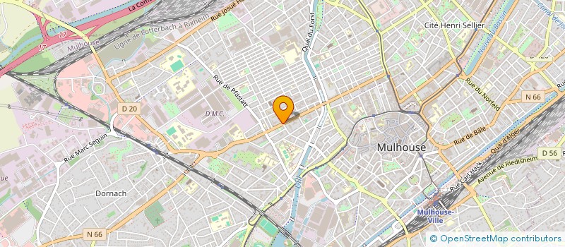 localisation de l'entreprise WARTHMANN BOUMEDIENE  MULHOUSE