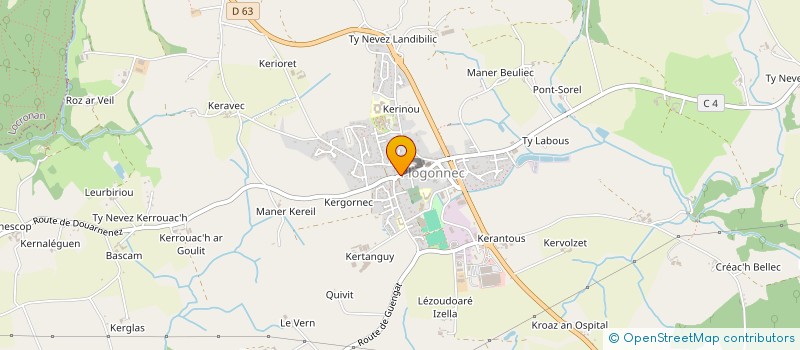 localisation de l'entreprise WARTHOG  PLOGONNEC