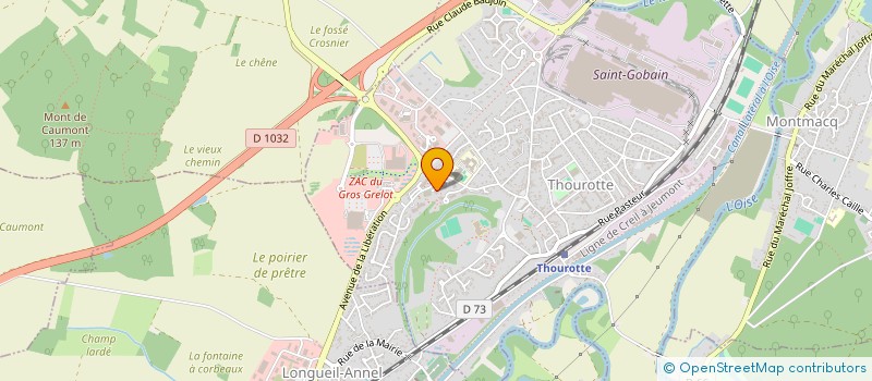 localisation de l'entreprise WARTO-M VENTE DE MATERIELS  THOUROTTE