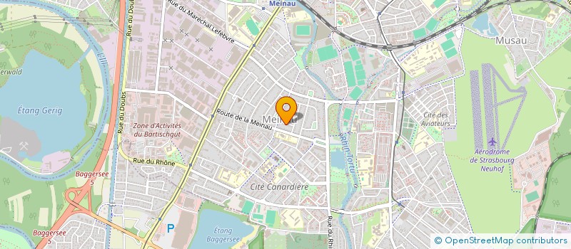 localisation de l'entreprise WARTZ à STRASBOURG
