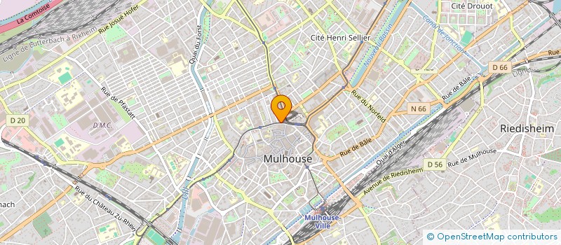 localisation de l'entreprise WARUM NET EXPERIENCE à MULHOUSE