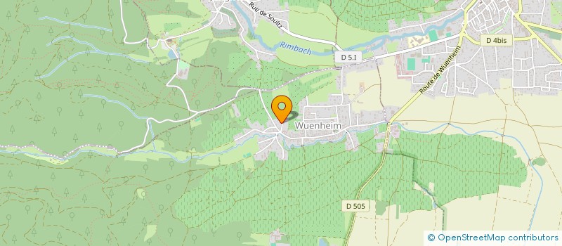 localisation de l'entreprise WARUNG  WUENHEIM