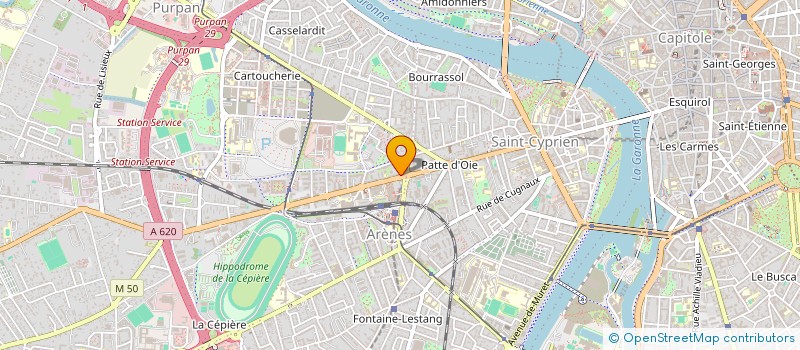 localisation de l'entreprise WARY ANDRES  TOULOUSE