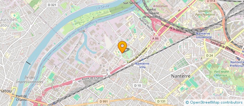 localisation de l'entreprise WARY INVEST  NANTERRE