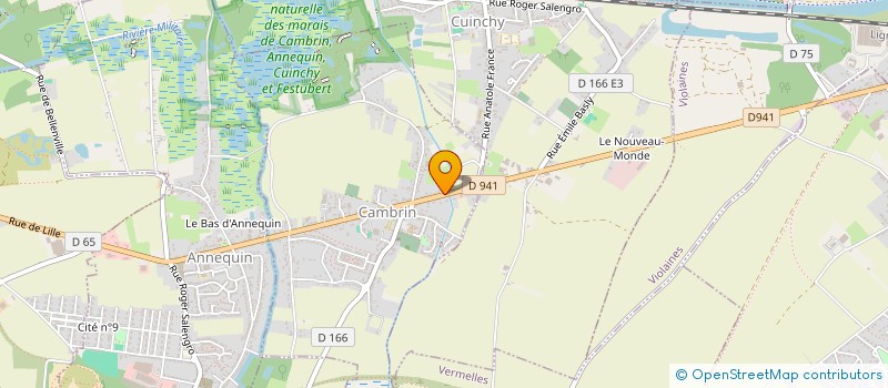 localisation de l'entreprise WAS  CAMBRIN