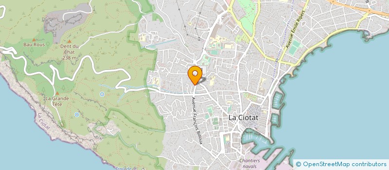 localisation de l'entreprise WAS INTERNATIONAL  LA CIOTAT