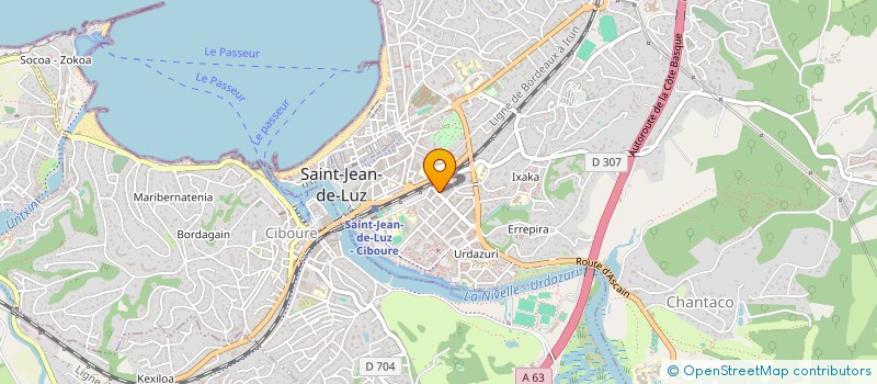 localisation de l'entreprise WASABI  SAINT-JEAN-DE-LUZ