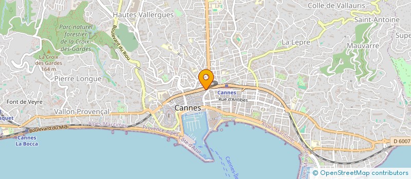 localisation de l'entreprise WASABI D'AZUR à CANNES