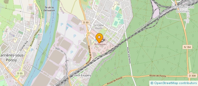 localisation de l'entreprise WASATIS à POISSY