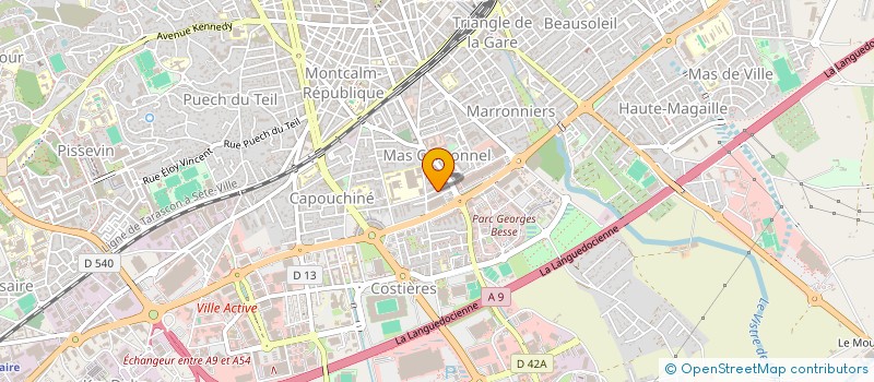 localisation de l'entreprise WASH 2000 à NIMES