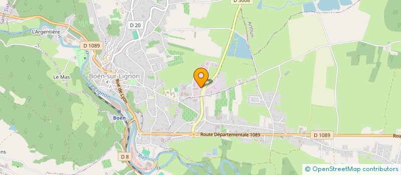 localisation de l'entreprise WASH'ASTREE  BOEN-SUR-LIGNON