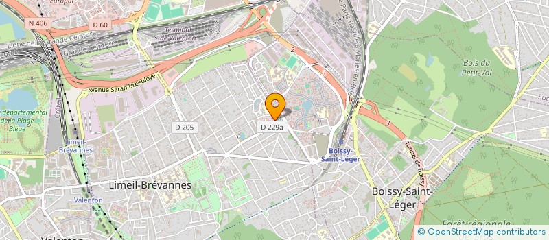 localisation de l'entreprise WASH&CO  LIMEIL-BREVANNES