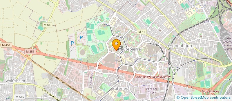 localisation de l'entreprise WASH CONCEPT à STRASBOURG
