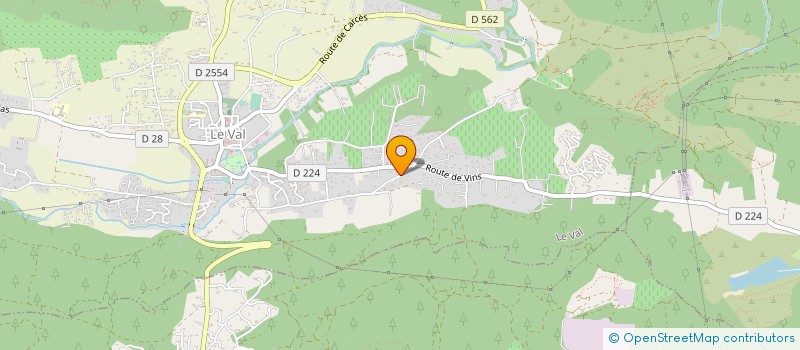 localisation de l'entreprise WASH-DISTRIBUTION-SERVICE à LE VAL
