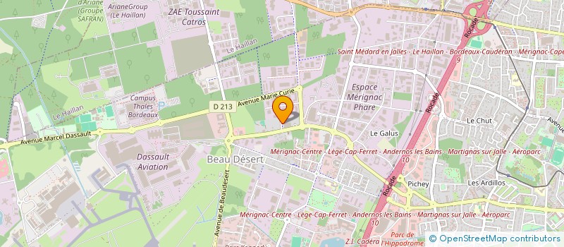 localisation de l'entreprise WASH FLEET & CO à MERIGNAC