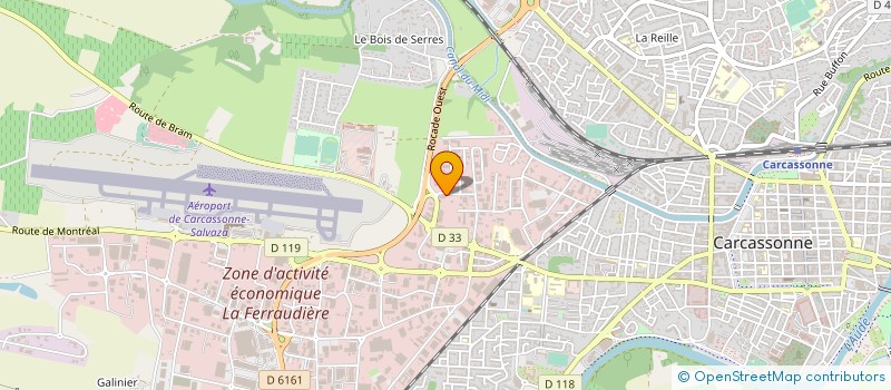 localisation de l'entreprise WASH HOLDING  CARCASSONNE