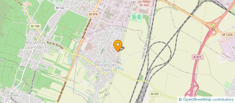 localisation de l'entreprise WASH INDUSTRY  PERRIGNY-LES-DIJON