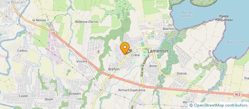 localisation de l'entreprise WASH'N TOP  LAMENTIN