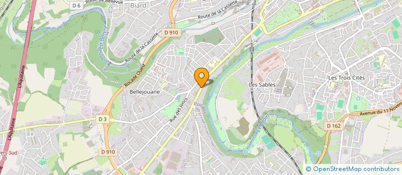 localisation de l'entreprise WASHER'S COMPAGNY à POITIERS