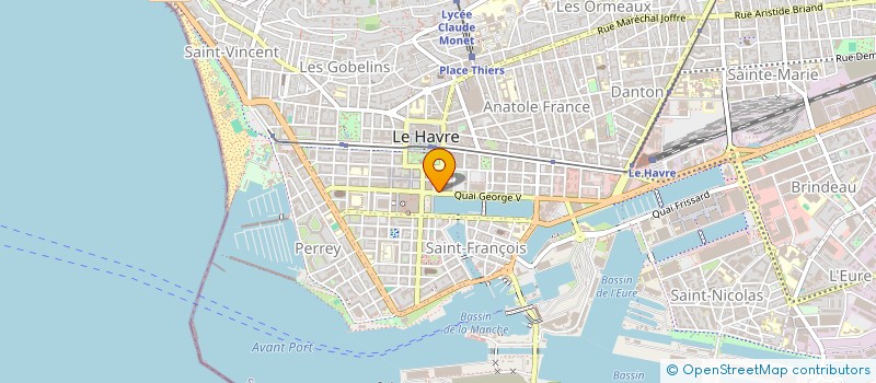 localisation de l'entreprise WASHINGTON  LE HAVRE