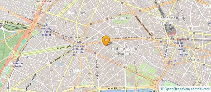 localisation de l'entreprise WASHINGTON PROMOTION à PARIS