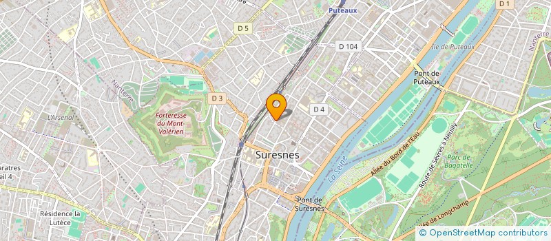 localisation de l'entreprise WASHR à SURESNES