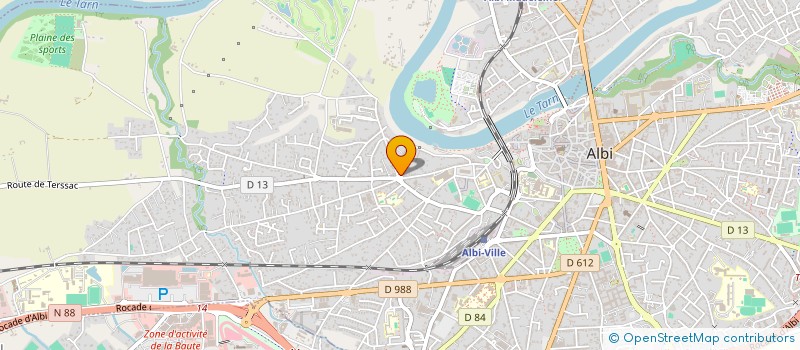 localisation de l'entreprise WASI à ALBI