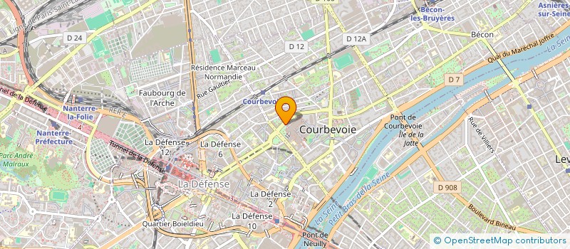 localisation de l'entreprise WASI P  COURBEVOIE