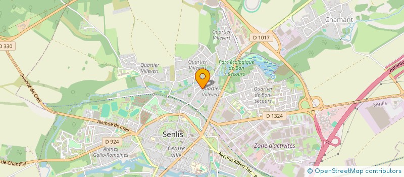 localisation de l'entreprise WASIK & CO  SENLIS