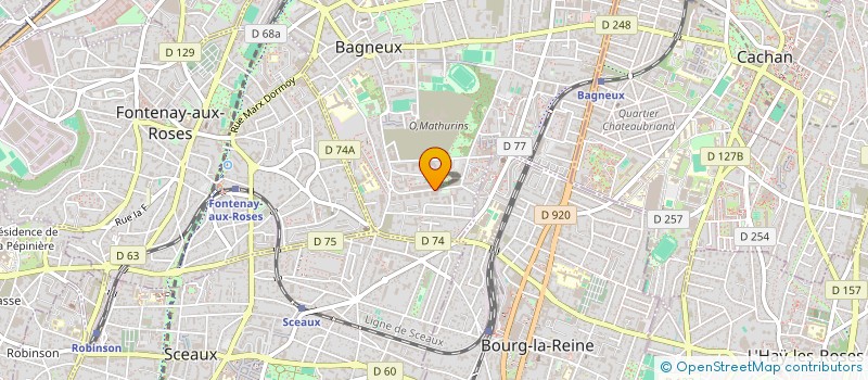 localisation de l'entreprise WASLA DANSE ET THEATRE à BAGNEUX