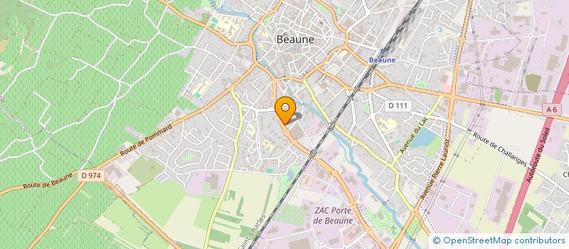 localisation de l'entreprise WASORIA à BEAUNE