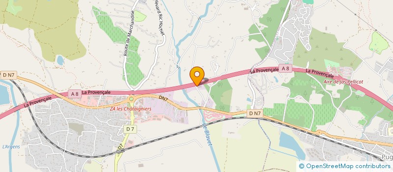 localisation de l'entreprise WASP EVENT  ROQUEBRUNE-SUR-ARGENS