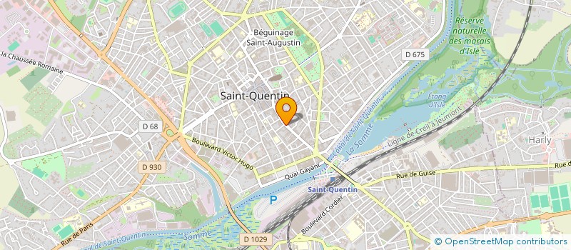 localisation de l'entreprise WASP PRODUCTION à SAINT-QUENTIN