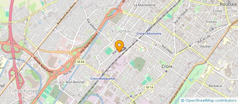 localisation de l'entreprise WASQUEHAL ROCK ASSOCIATION  WASQUEHAL