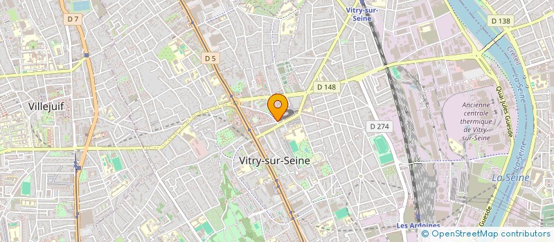 localisation de l'entreprise WASS AUTO  VITRY-SUR-SEINE